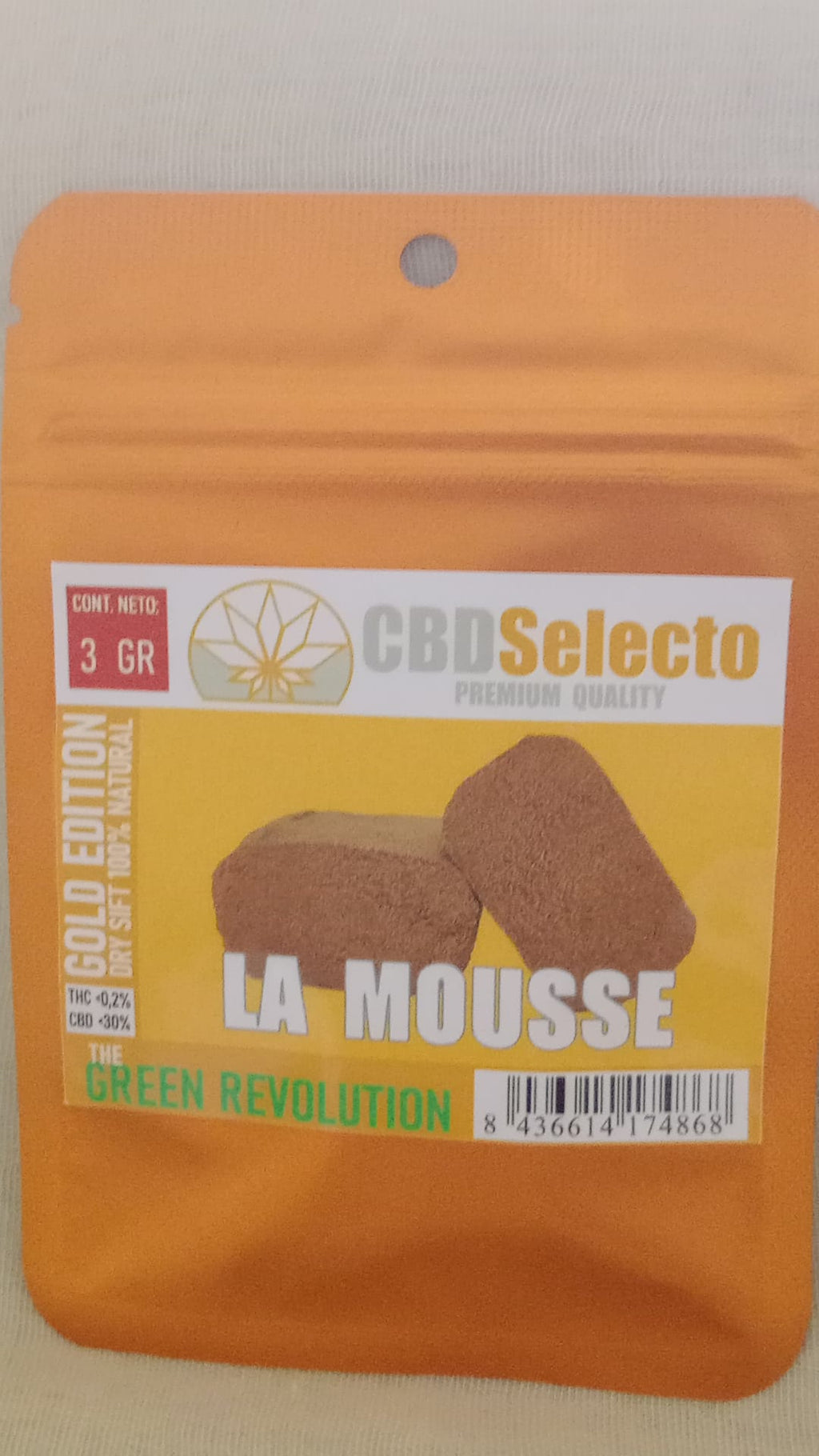 LA MOUSSE DE 3GR