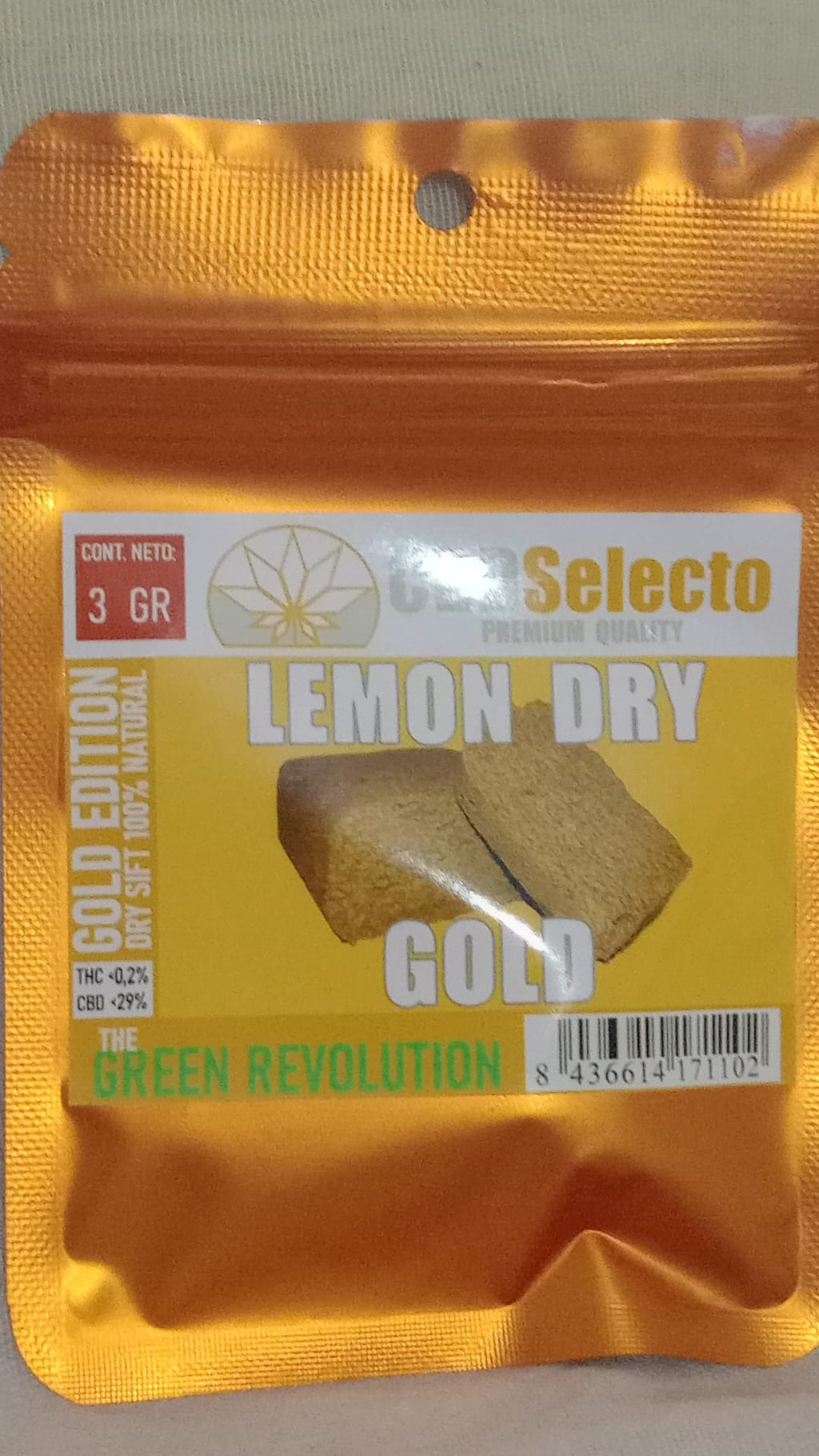 LEMON DRY GOLD DE 3GR